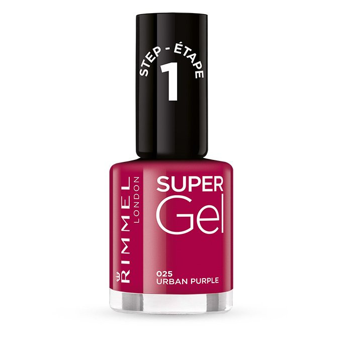 Rimmel Super Gel Lakier do Paznokci 025 Urban Purple