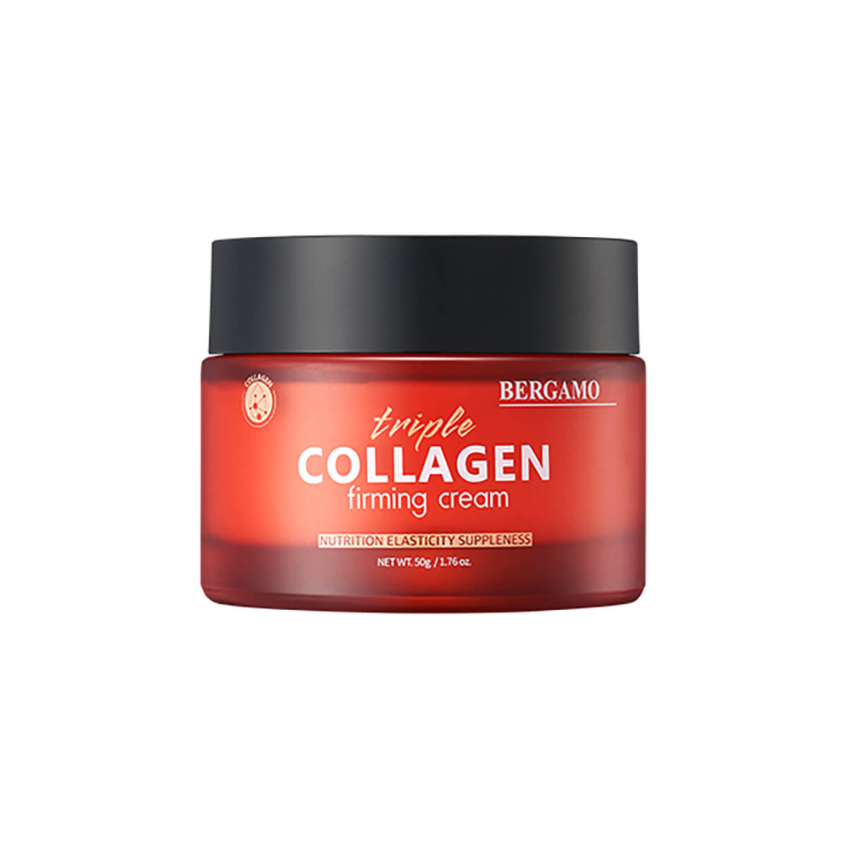 Bergamo Triple Collagen Przeciwstarzeniowy Krem do Twarzy z Potrójnym Kolagenem 50g