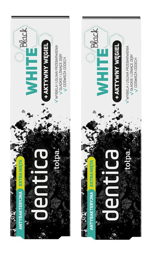 Dentica Pasta do Mycia Zębów Black White