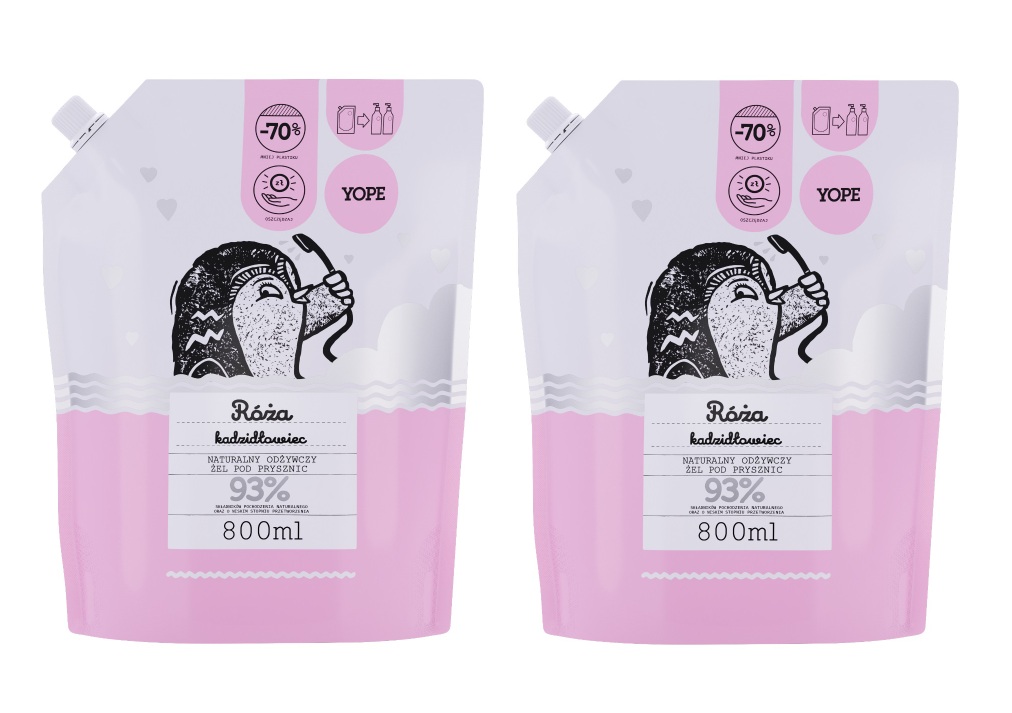 Żel pod prysznic Róża i Kadzidłowiec refill
