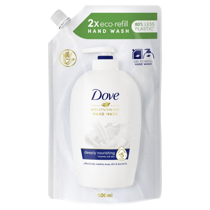 Dove Intensywnie Odżywcze Mydło do Rąk w Płynie Refill 500ml