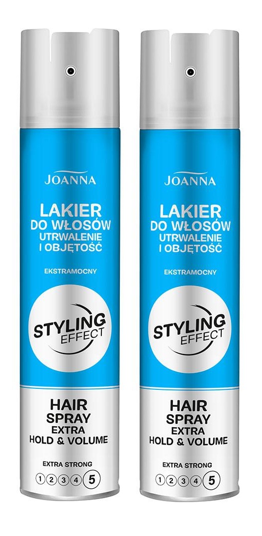 Joanna Styling Effect Lakier do Włosów Utrwalenie i Objętość 5 x2 szt
