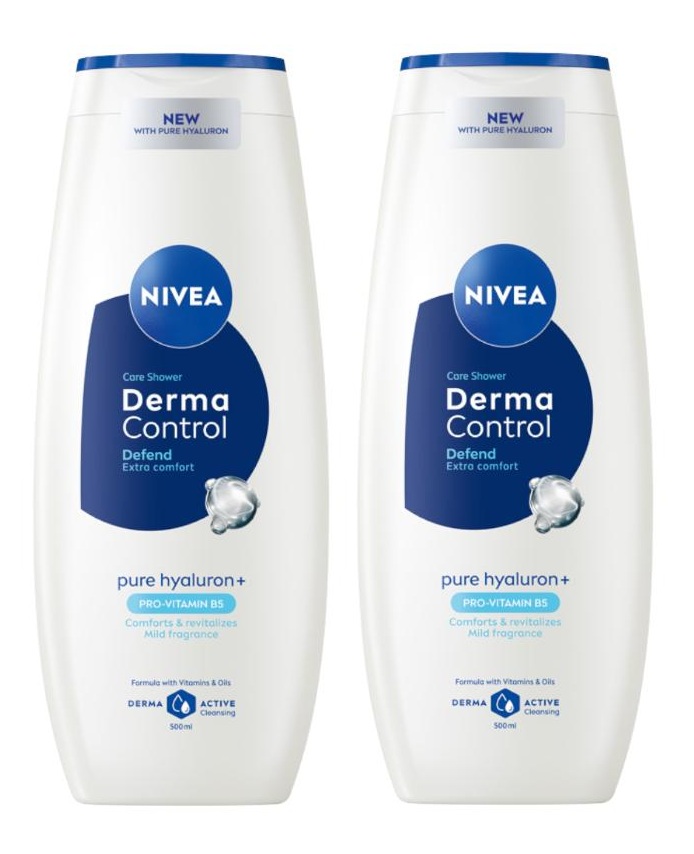 NIVEA Derma Control Defend Żel pod Prysznic 500ml x2 szt