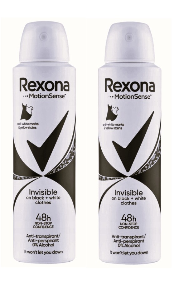 Invisible Black and White antyperspirant w sprayu przeciwko białym i żółtym śladom