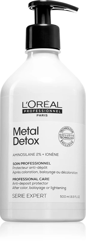 Professionnel Serie Expert Metal Detox pielęgnacja ochronna do włosów farbowanych 2 % Aminosilane