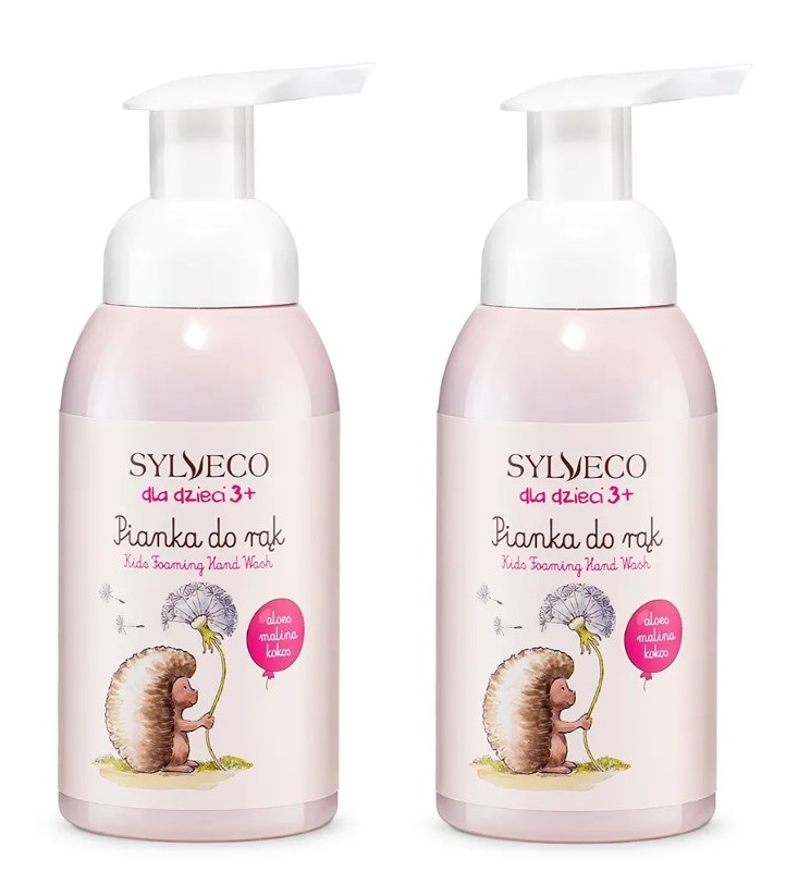 Sylveco dla Dzieci 3+ Pianka do Rąk Malina 290ml x2 szt