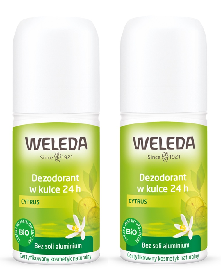 Cytrusowy dezodorant w kulce 24h