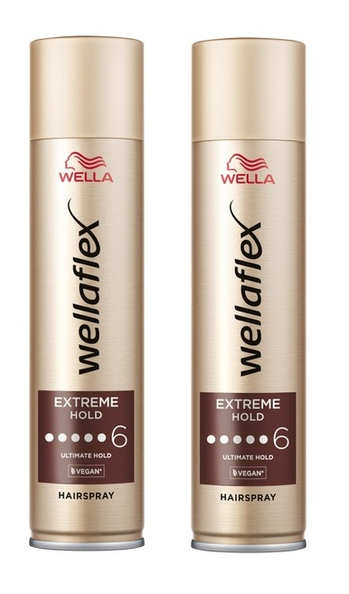 Wella Wellaflex Lakier do Włosów Extreme Hold 250ml x2 szt
