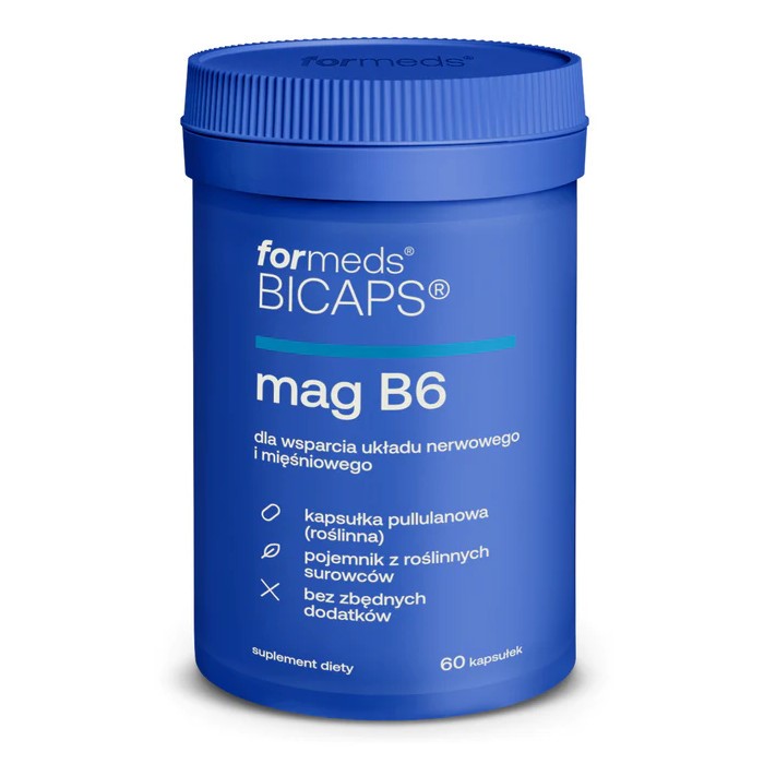 Formeds Bicaps Mag B6 Suplement Diety 60 Kapsułek