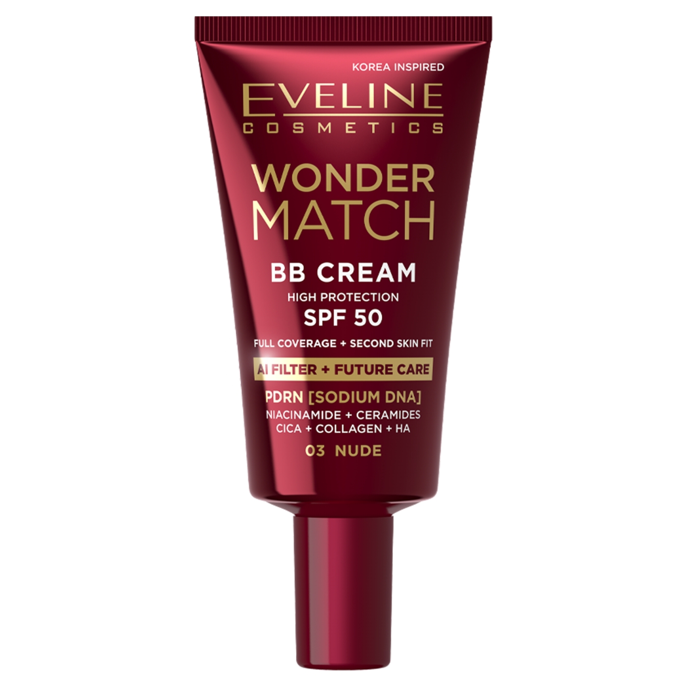 Eveline Wonder Match Krem BB z Filtrem SPF50 03 Nude