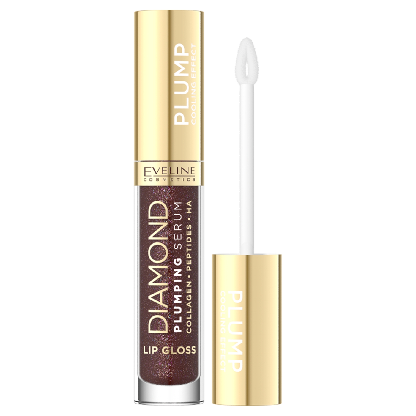 Eveline Diamond High Shine Serum-Błyszczyk do Ust 25 Chocolate