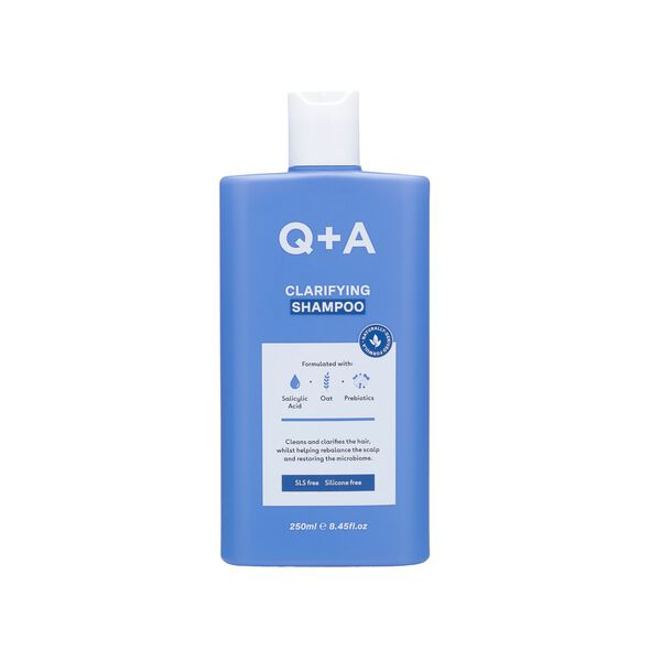 Q+A Oczyszczający Szampon do Włosów z Kwasem Salicylowym 250ml