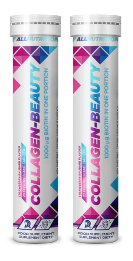 ALLNUTRITION Collagen-Beauty Suplement Diety 20 Tabletek x2 szt