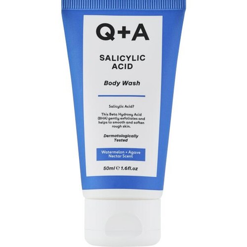 Q+A Żel do Mycia Ciała z Kwasem Salicylowym Przeciw Wypryskom 50ml