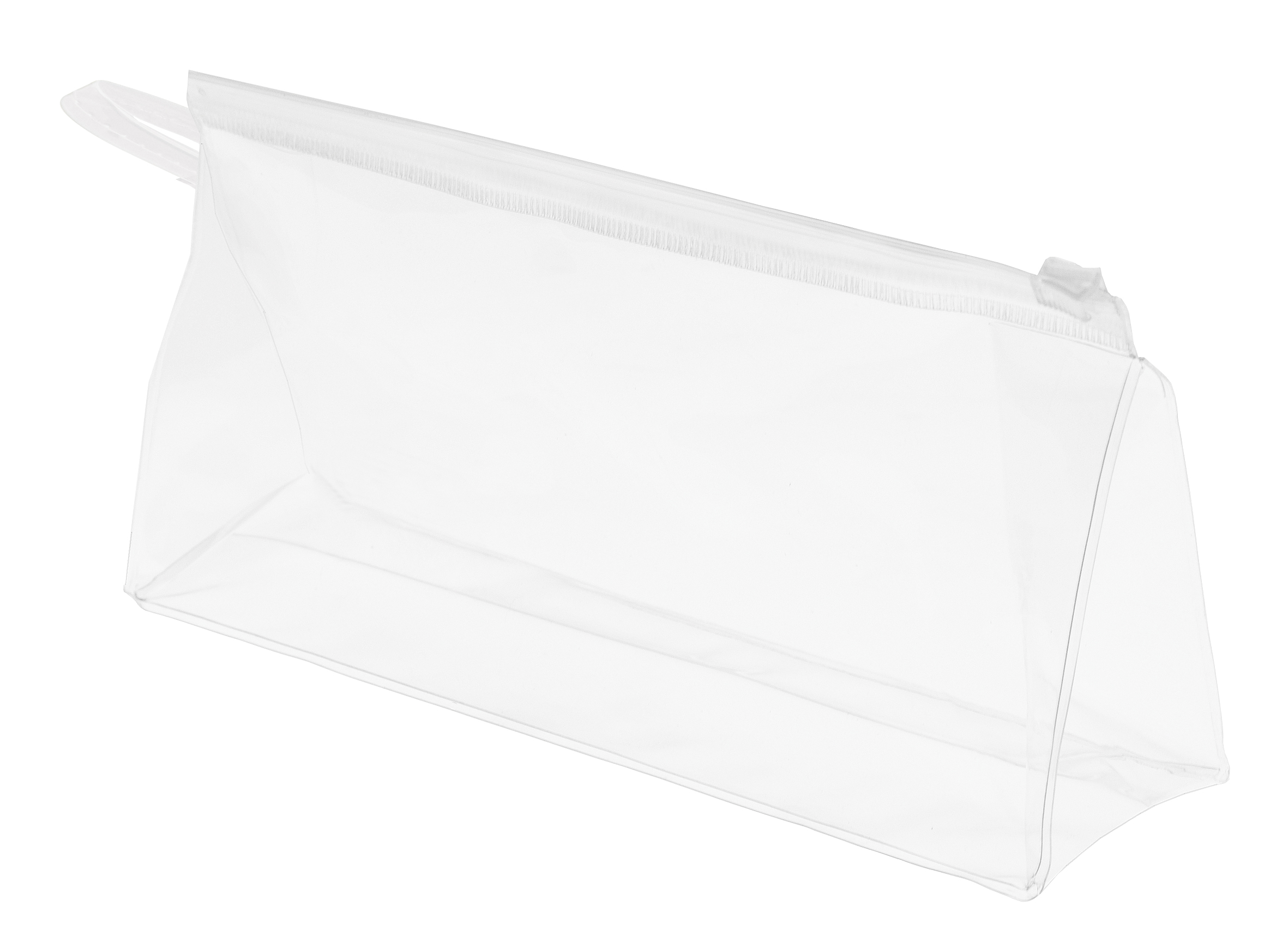 Inter-Vion Kosmetyczka Mała PVC z Plastikowym Zamkiem