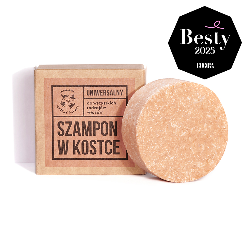 Mydlarnia Cztery Szpaki Szampon w Kostce Uniwersalny 75g Krótka Data Ważności 24.06.2026r