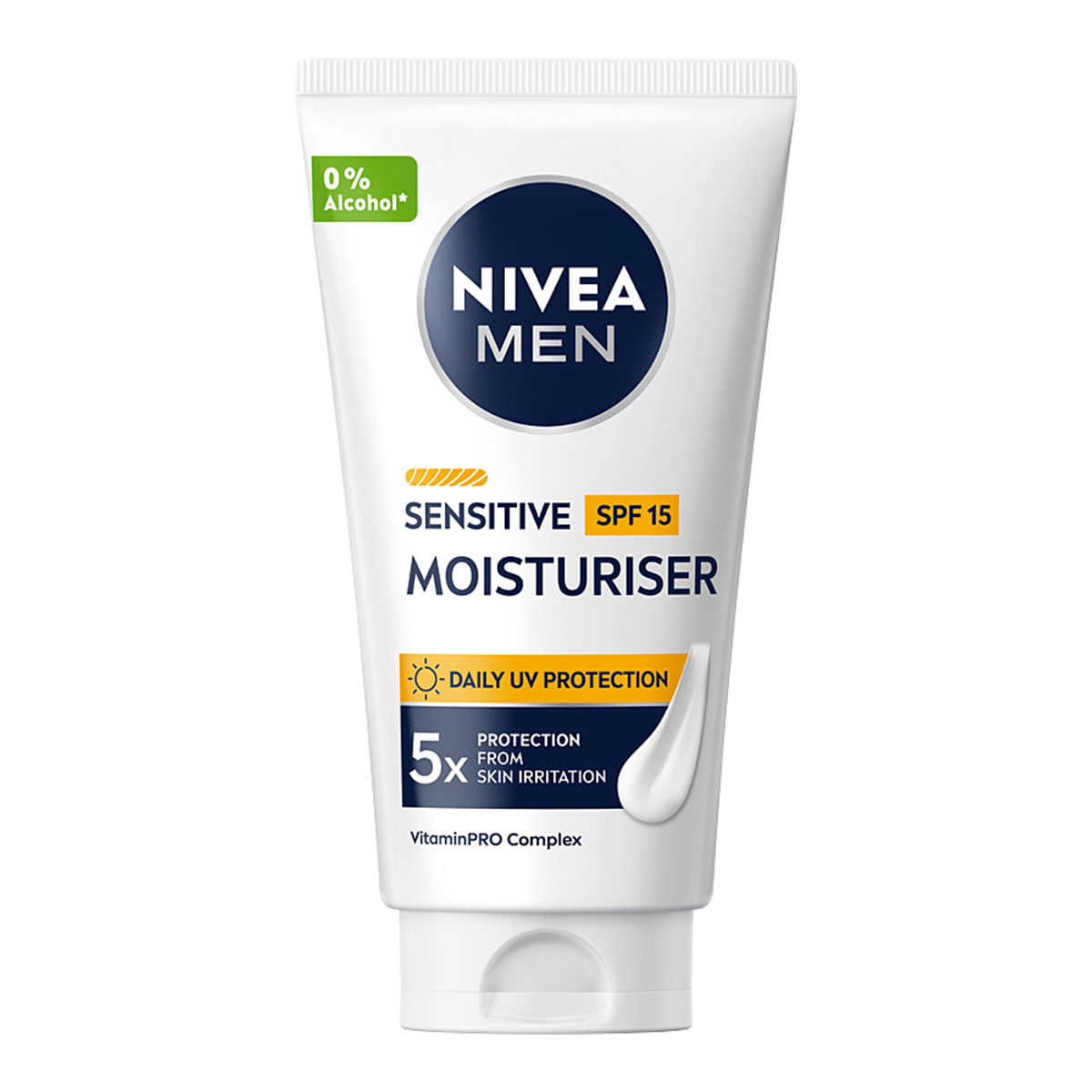 NIVEA Men Sensitive Nawilżający Krem do Twarzy z Filtrem SPF15 75ml