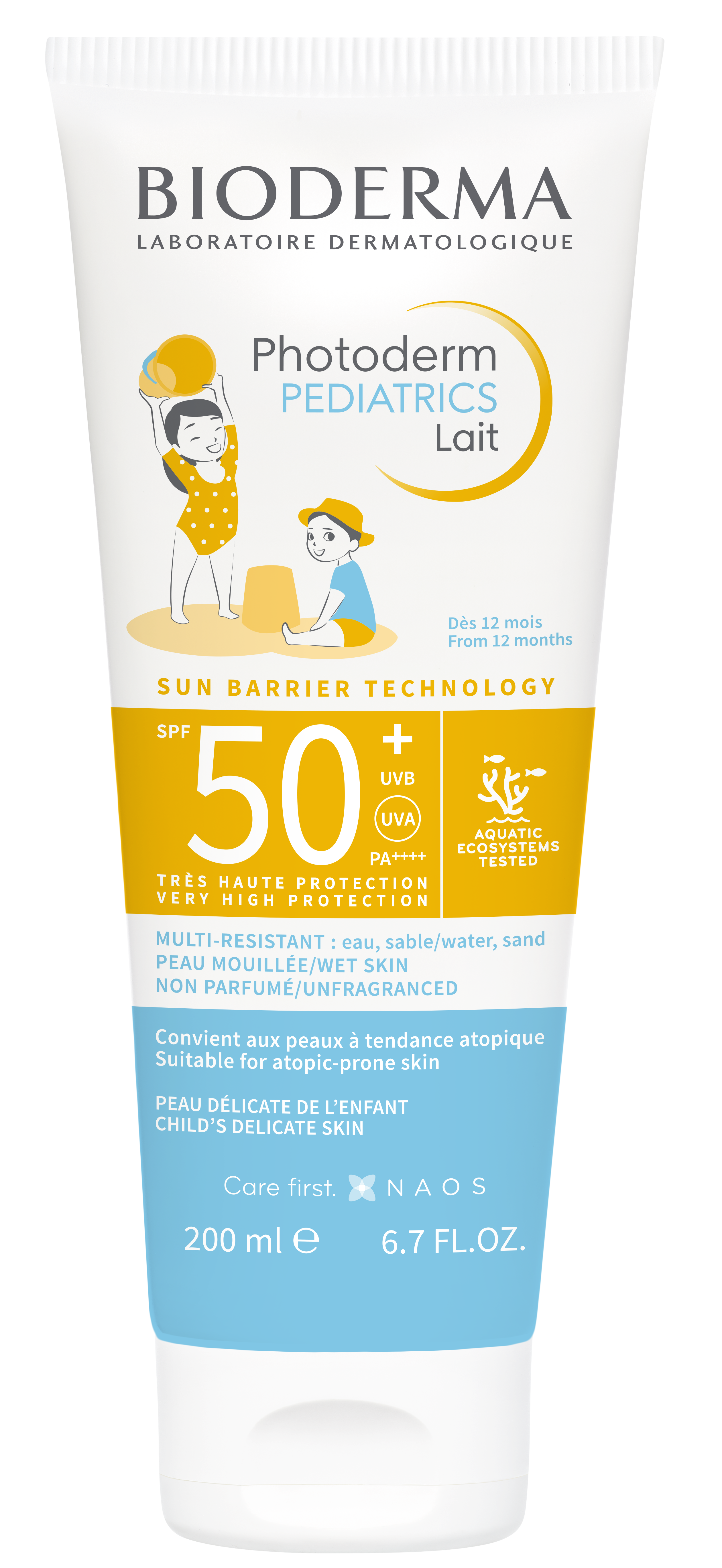 Bioderma Photoderm Pediatrics Lait Mleczko Ochronne dla Dzieci z Filtrem SPF50+ 200ml