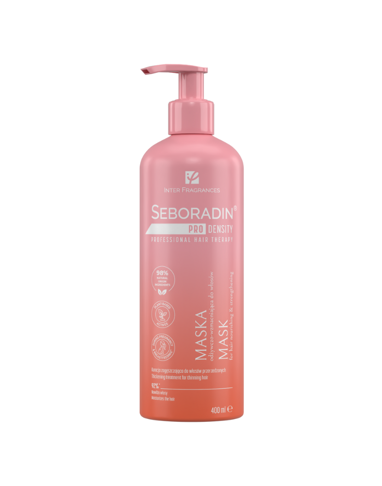 Seboradin Pro Density Odżywczo-Wzmacniająca Maska do Cienkich i Osłabionych Włosów 400ml