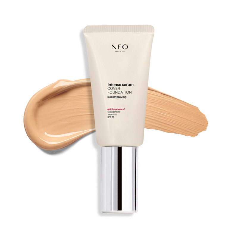 Neo Make Up Intense Serum Cover Foundation Kryjący Podkład do Twarzy z Filtrem SPF30 01 Porcelain