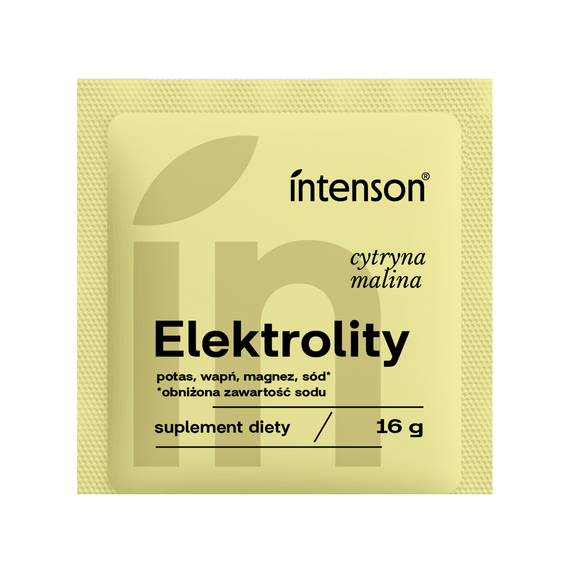 Intenson Elektrolity Suplement Diety o Smaku Cytryna-Malina 16g