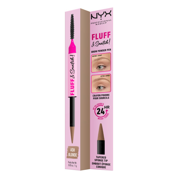 Fluff & Snatch Brow Powder Pen – 01 - Ash Blonde