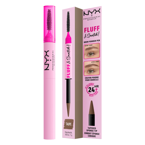 Fluff & Snatch Brow Powder Pen – 02 - Taupe