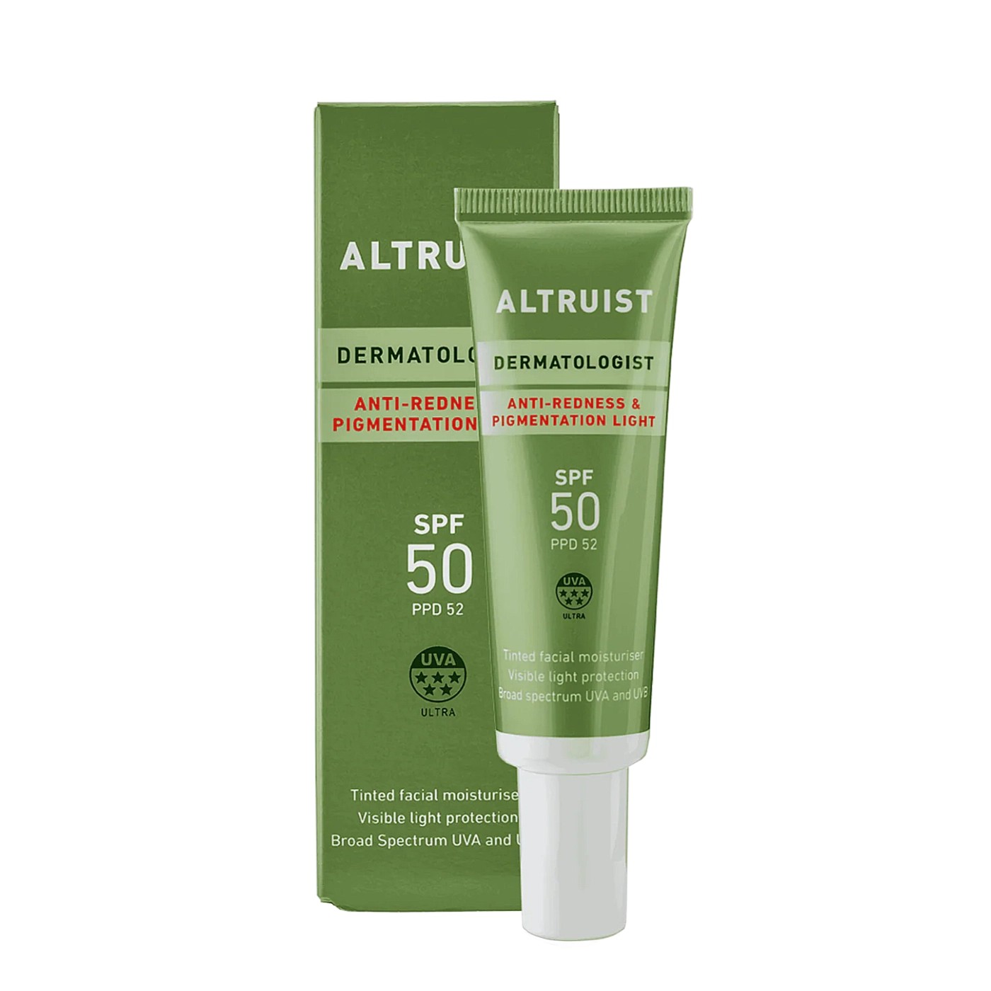 Anti-Redness & Pigmentation Light Krem do Twarzy z Filtrem SPF50 Korygujący Przebarwienia