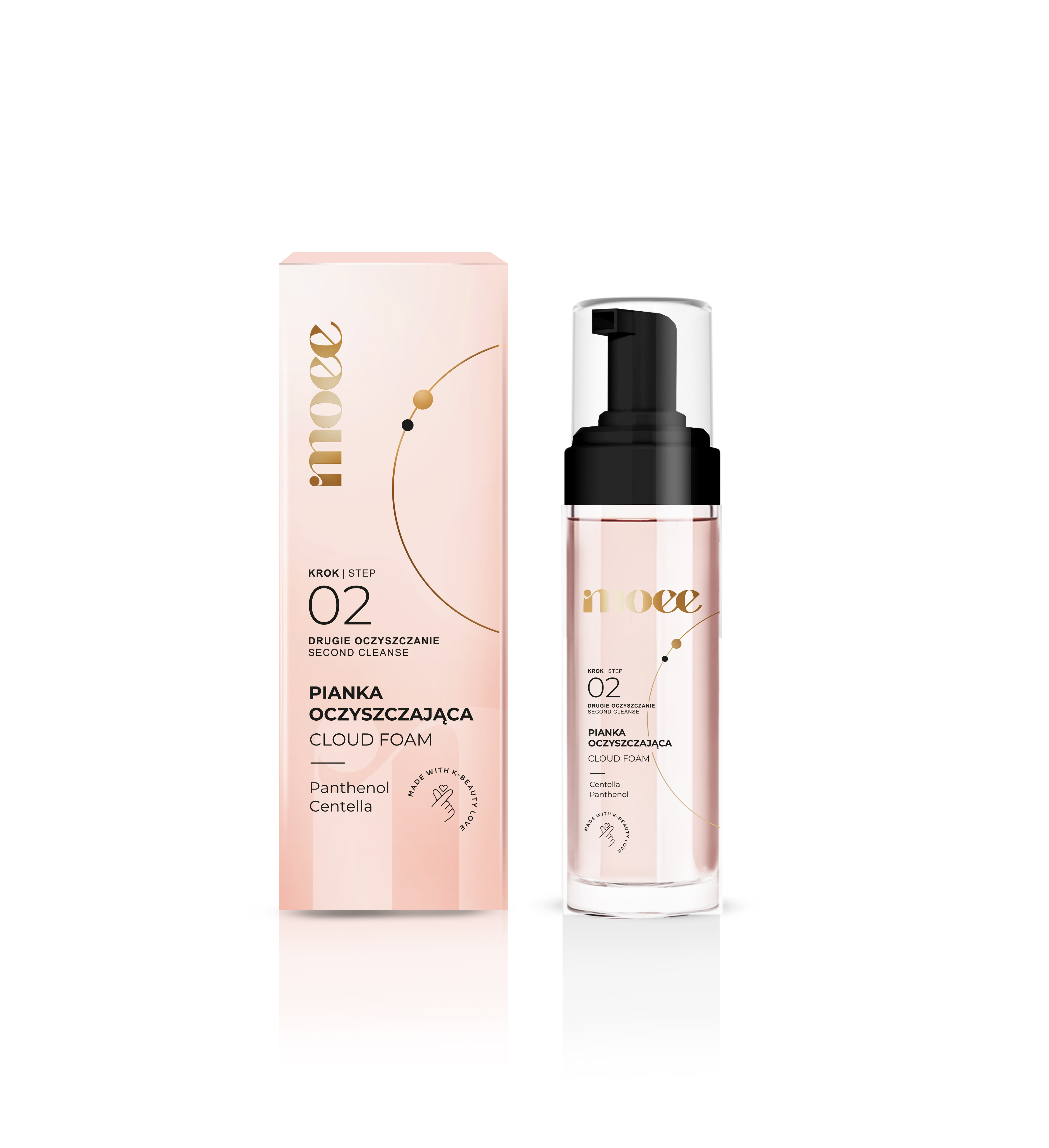 Moee Cloud Foam Delikatna Pianka Oczyszczająca do Twarzy 150ml