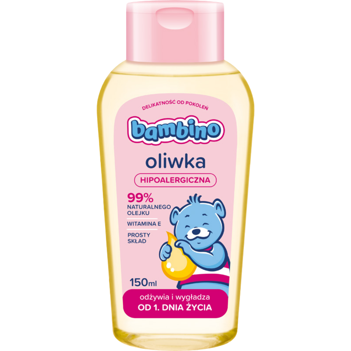 Bambino Oliwka Hipoalergiczna Dla Dzieci i Niemowląt od Pierwszego Dnia Życia 150ml