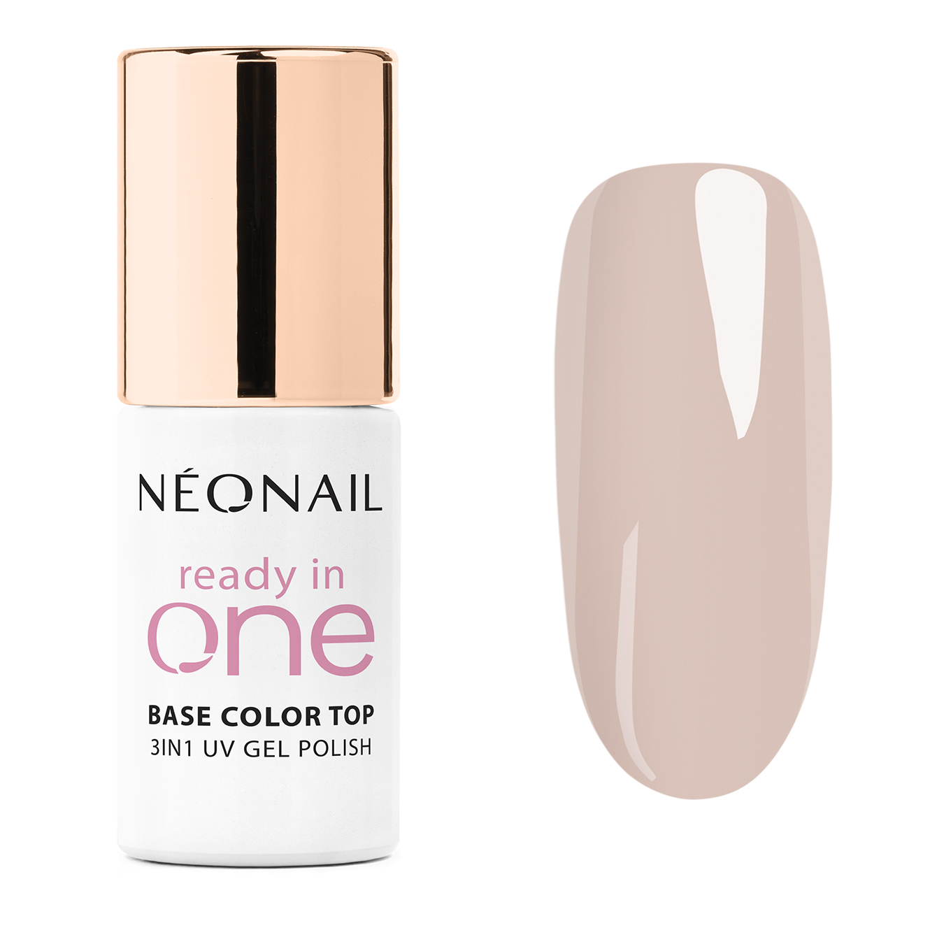 Neonail Ready In One Lakier Hybrydowy 3w1 04 One Soft Beige