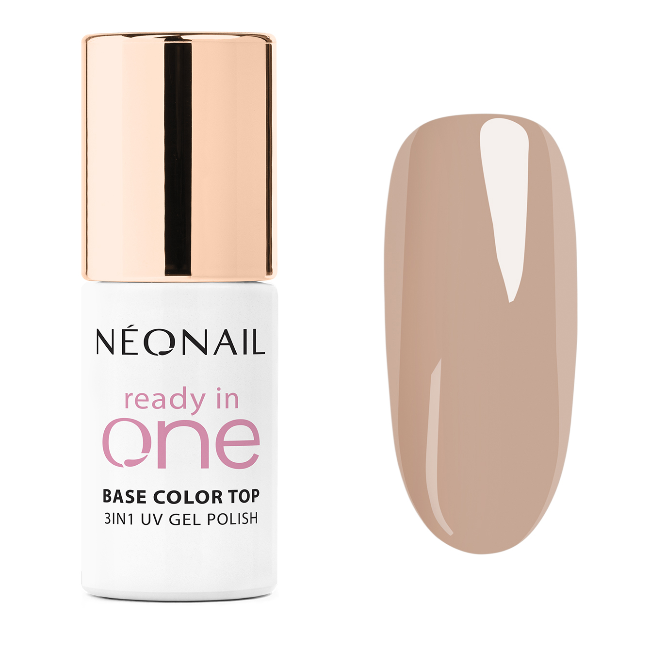 Neonail Ready In One Lakier Hybrydowy 3w1 05 One Sand Taupe