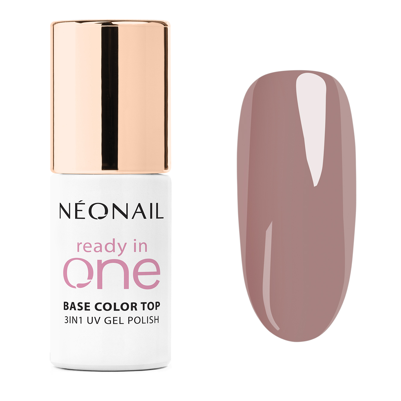 Neonail Ready In One Lakier Hybrydowy 3w1 06 One Dusty Rose
