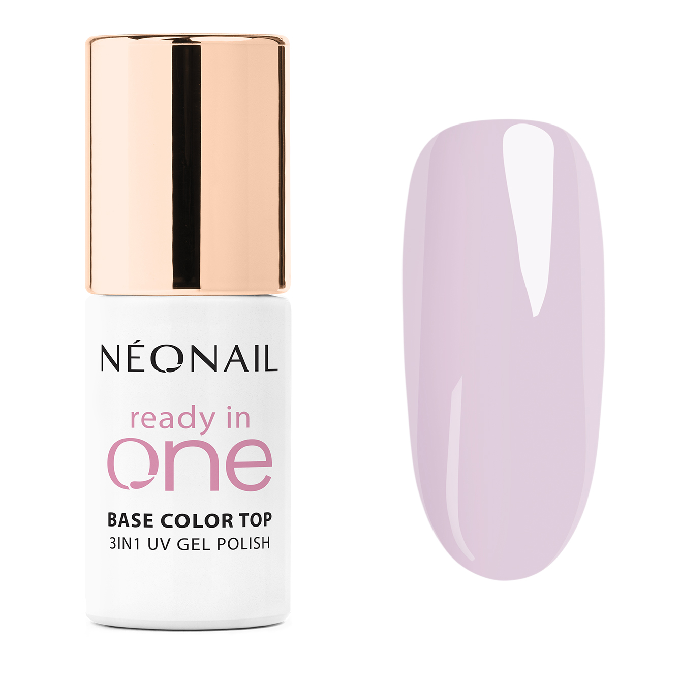 Neonail Ready In One Lakier Hybrydowy 3w1 09 One Pastel Lilac