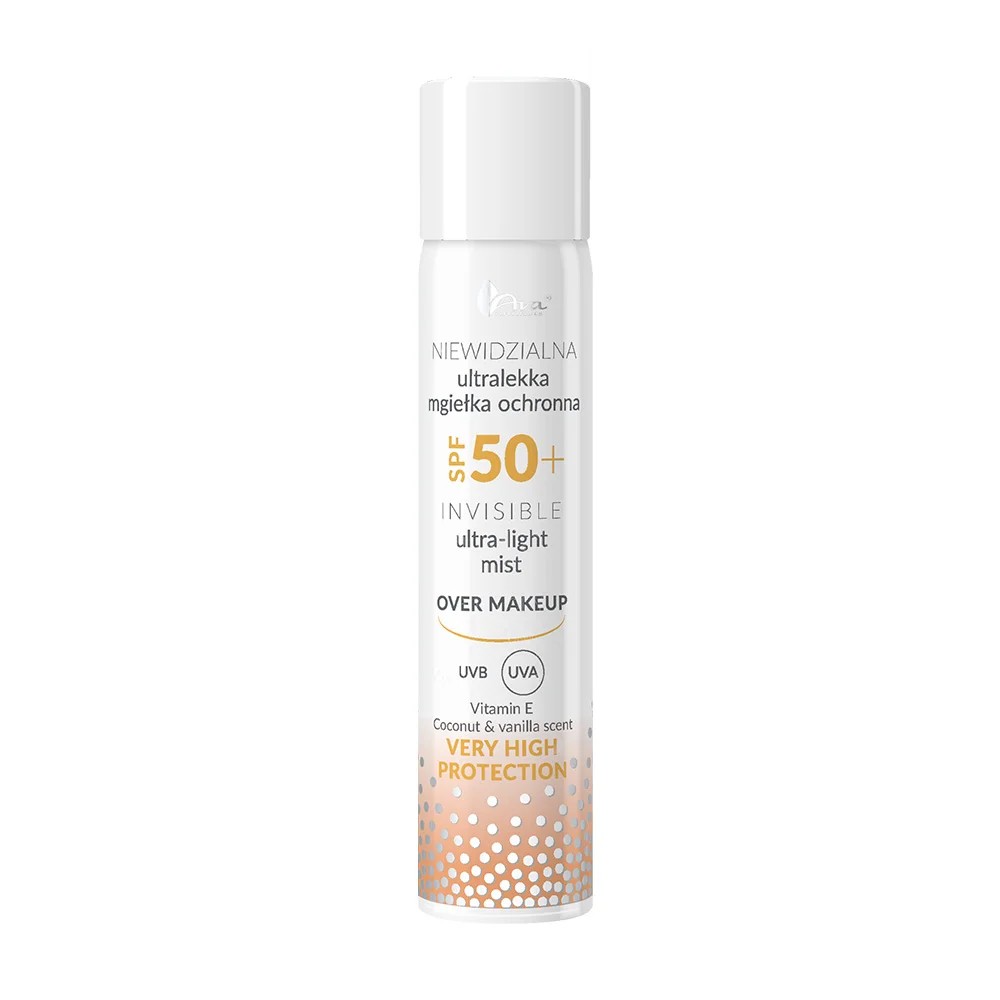 AVA Niewidzialna Ultralekka Mgiełka Ochronna z Filtrem SPF50+ 75ml