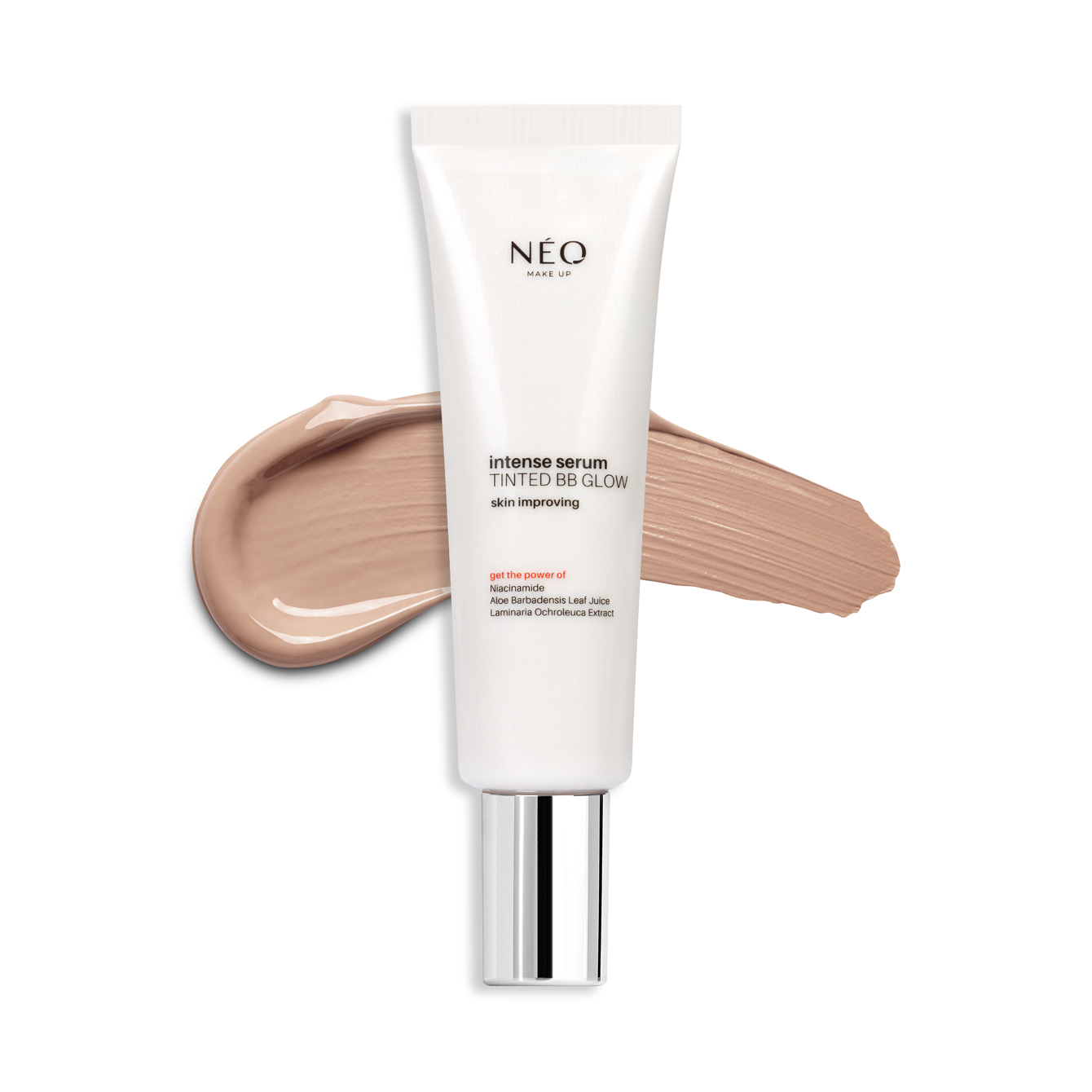 Neo Make Up Intense Serum Tinted BB Glow Cream Krem Koloryzujący z Filtrem SPF50 04 Deep Glow
