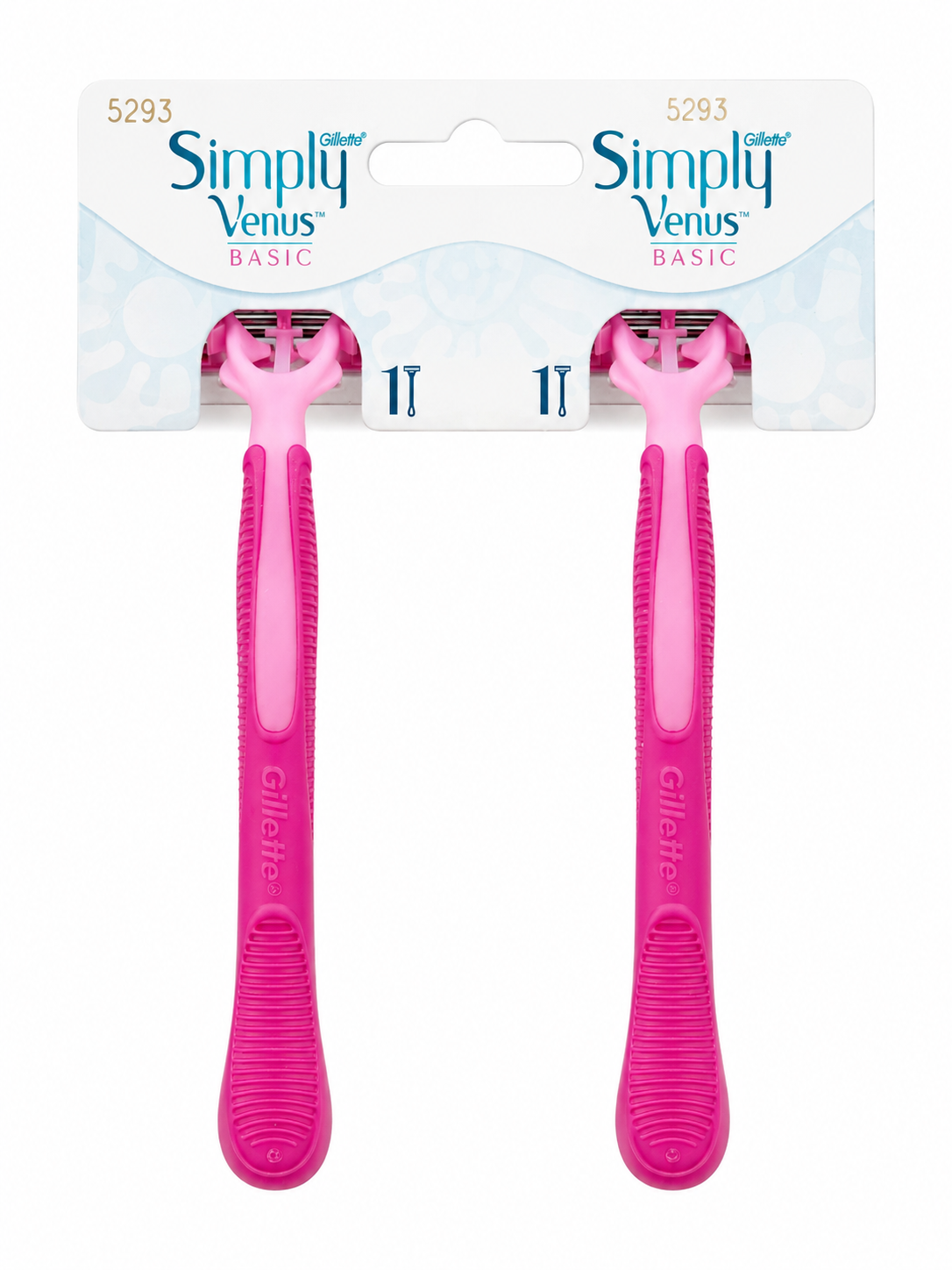 Gillette Simply Venus Basic Zestaw Maszynek do Golenia 3 Ostrza 2 Sztuki