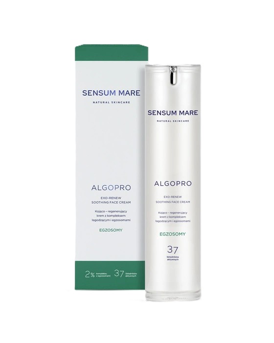 Sensum Mare Algopro Kojąco Regenerujący Krem z Kompleksem Łagodzącym i Egzosomami 50ml