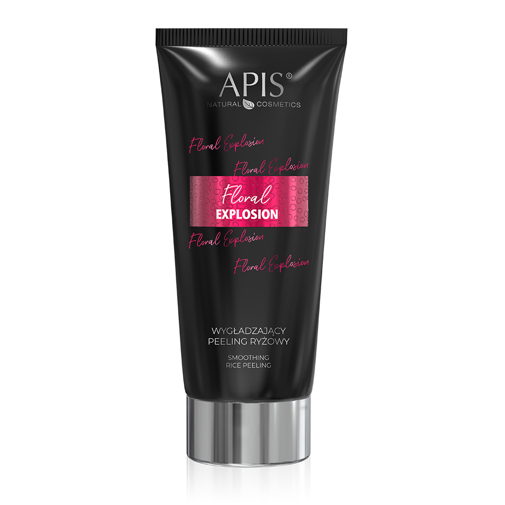APIS Floral Explosion Wygładzający Peeling Ryżowy do Ciała 200ml