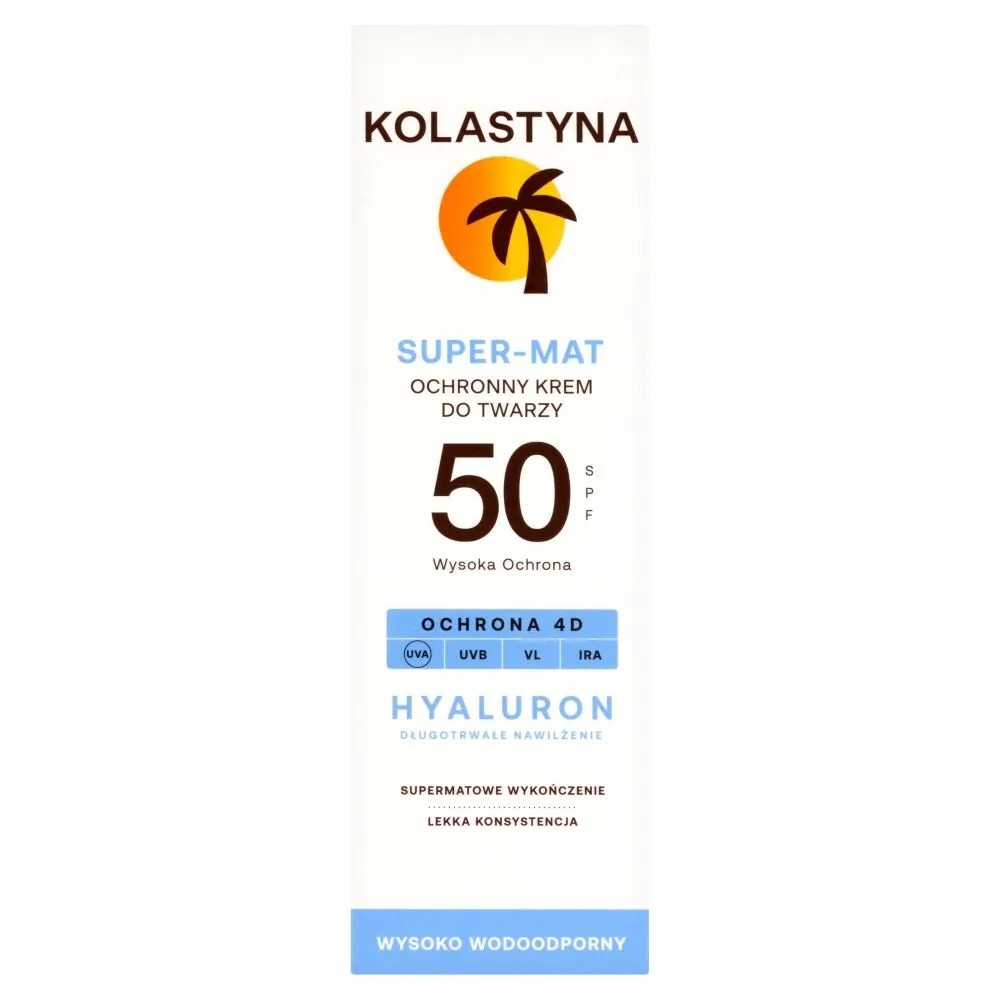 Kolastyna Super-Mat  Ochronny Krem do Twarzy z Filtrem SPF50 50ml