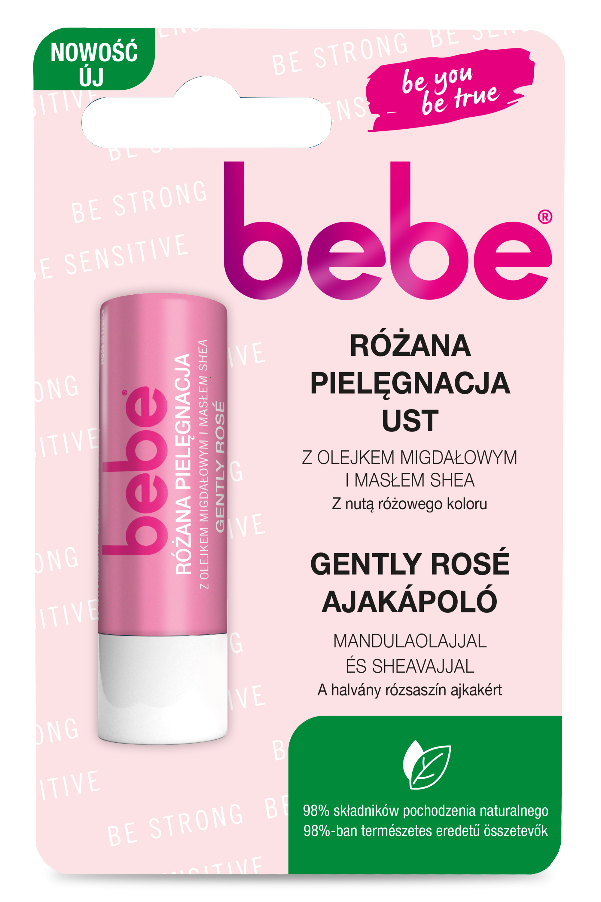 Bebe Young Care Różana Pomadka do Ust 4,9g