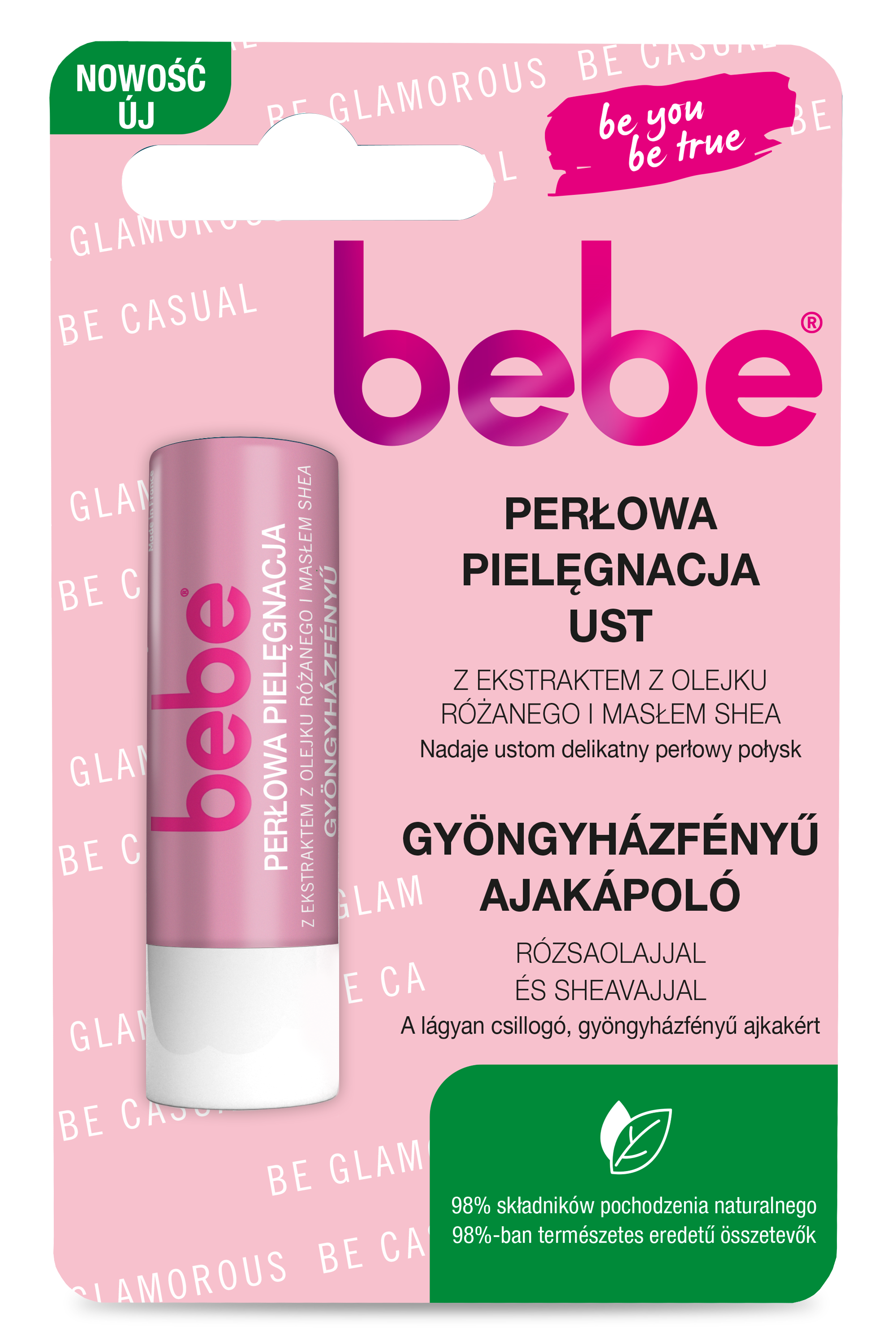 Bebe Young Care Perłowa Pomadka do Ust 4,9g