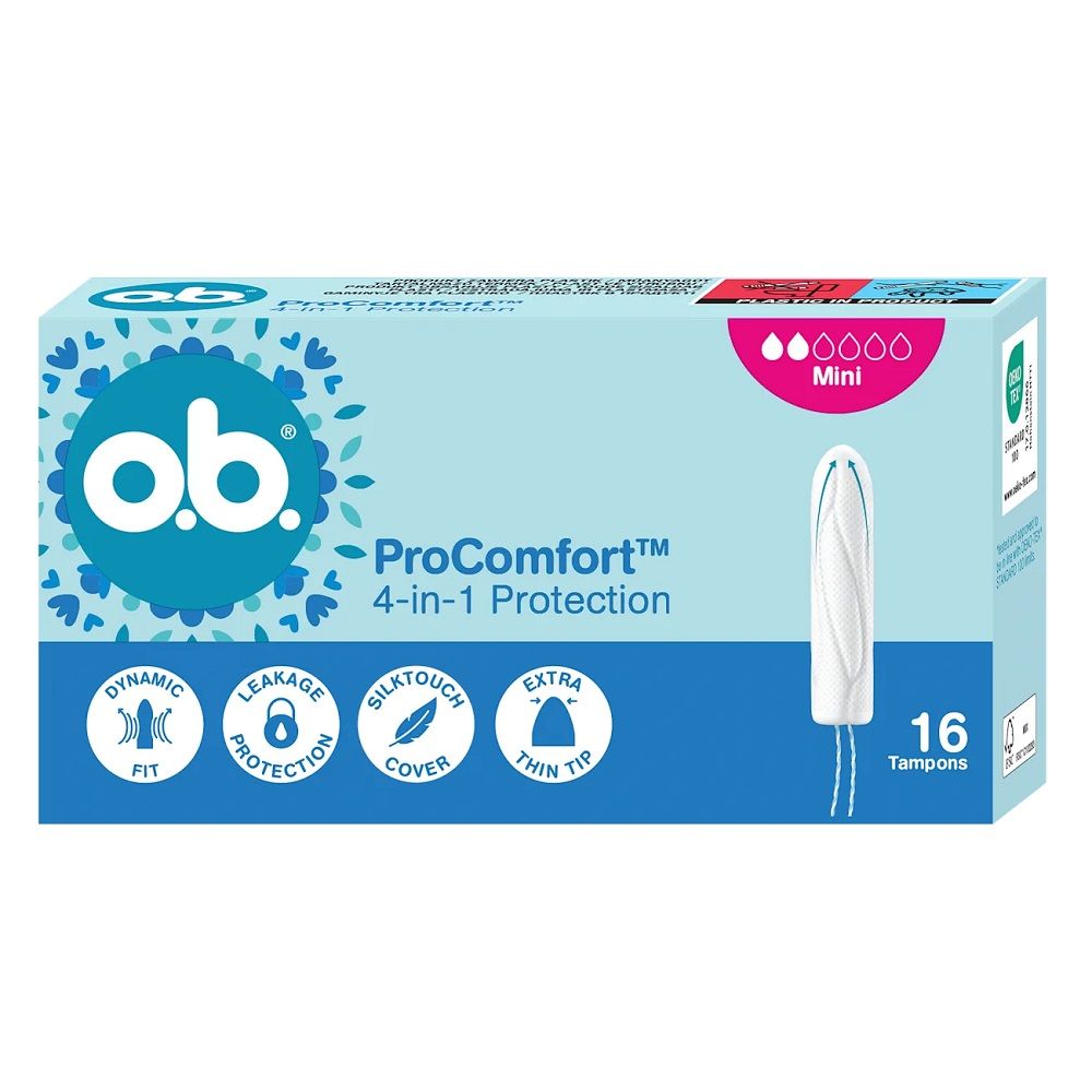 o.b. ProComfort 4w1 Tampony Mini 16 Sztuk