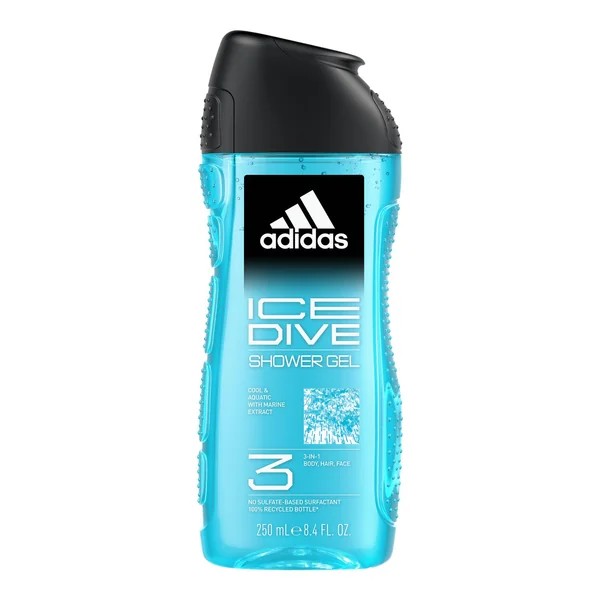 ADIDAS Ice Dive Żel pod Prysznic 3w1 dla Mężczyzn 250ml
