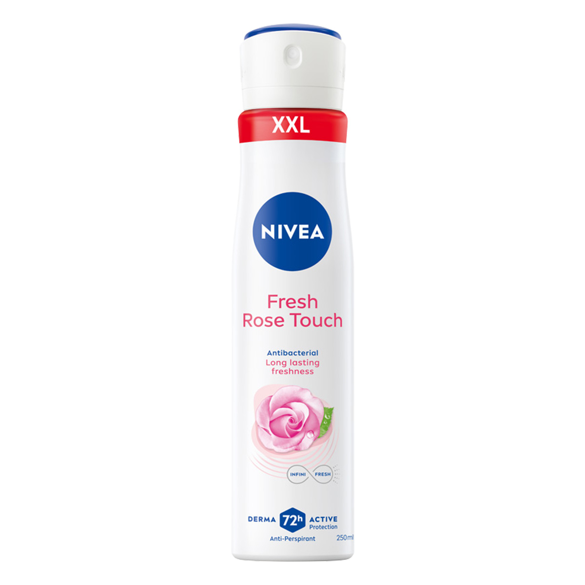 NIVEA Fresh Rose Touch Ochronny Antyperspirant w Sprayu 72h 250ml