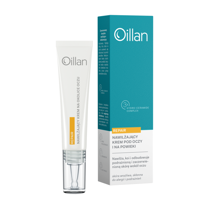Oillan Repair Kojąco-Nawilżający Krem pod Oczy i na Powieki dla Skóry Wrażliwej i Suchej 15ml
