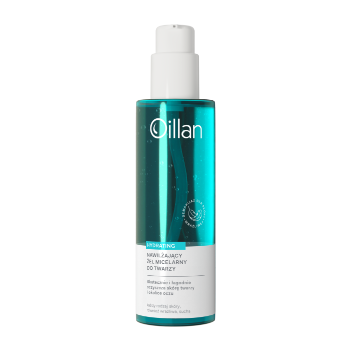 Oillan Hydrating Nawilżający Żel Micelarny do Twarzy dla Skóry Wrażliwej 200ml