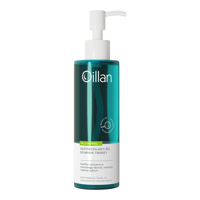 Oillan Oil Control Oczyszczający Żel do Mycia Twarzy Przeciw Niedoskonałościom 200ml