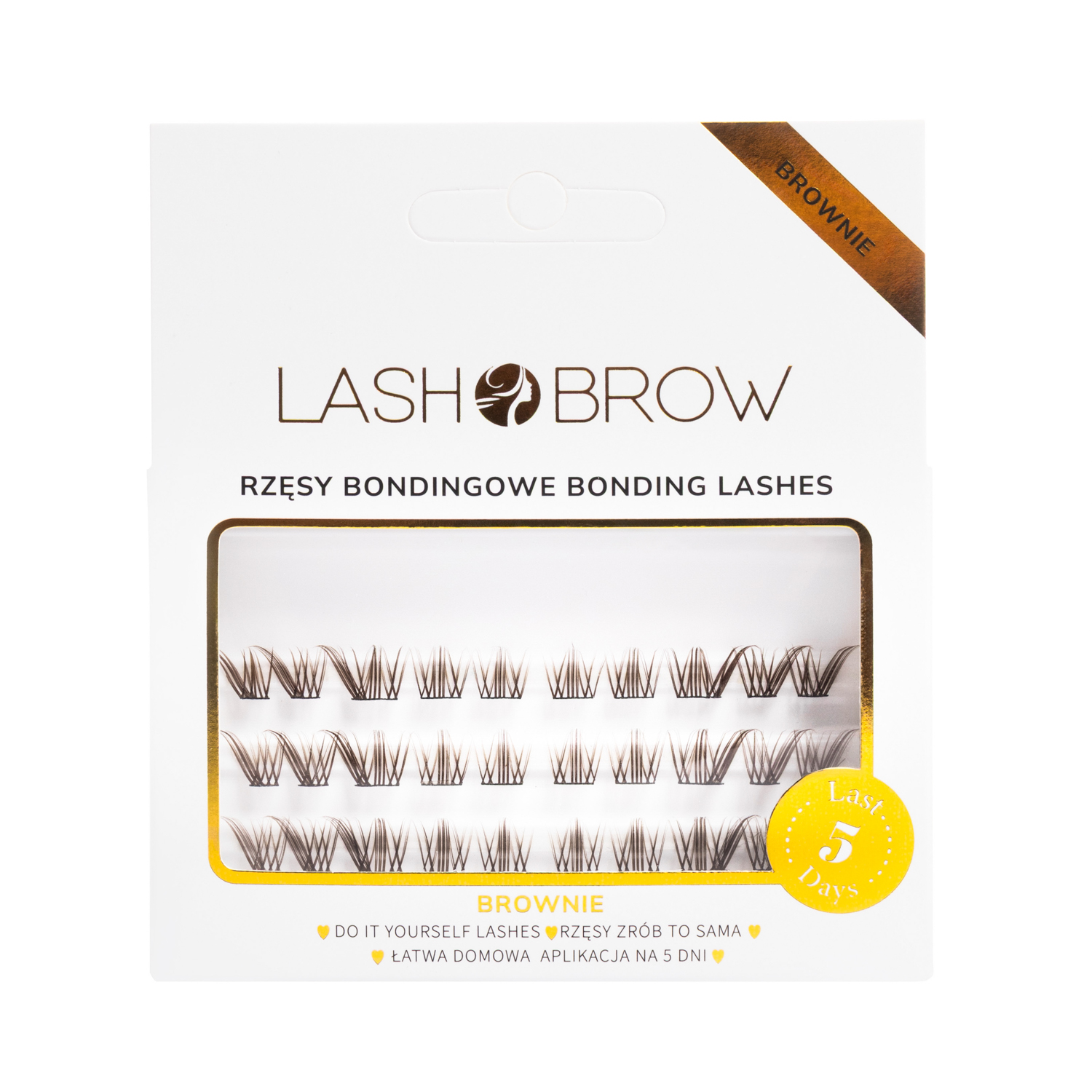 LASH BROW Zestaw Kępek Bondingowych Foxy Brownie