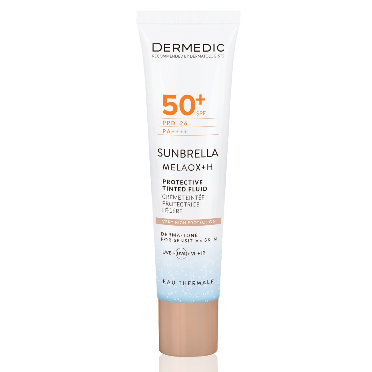 Dermedic Sunbrella Melaox+H Lekki Ochronny Krem Tonujący z Filtrem SPF50+ PDD26 40ml